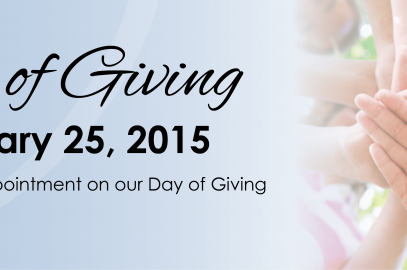 Join Us On Our Day of Giving!