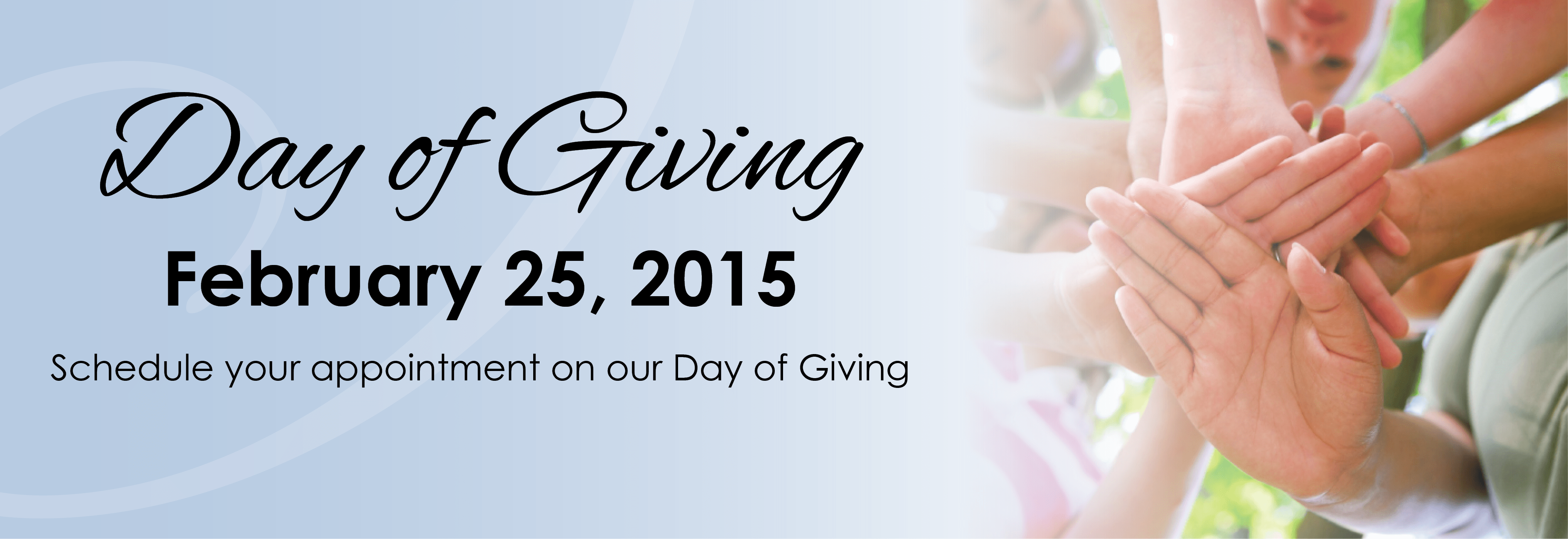 Join Us On Our Day of Giving!